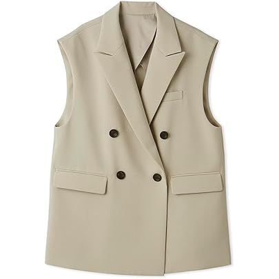 Amazon | ボックスプリーツジレ FWFJ252053GRY0 | ベスト 通販